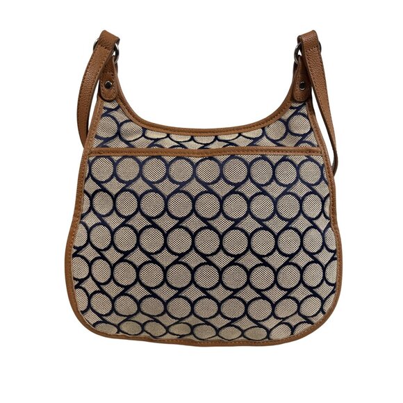 Nine West Women's Crossbody Blue and Tan Meduim Shoulder Bag - Picture 3 of 14